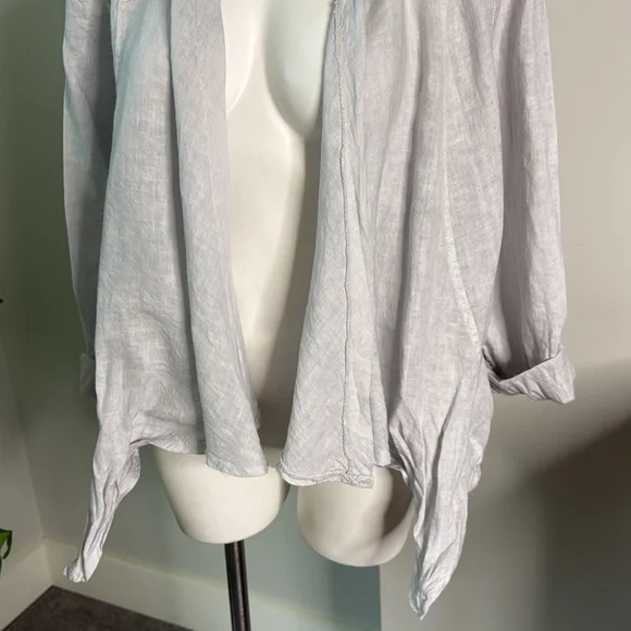 Tempo Paris Linen Jacket size Large - Picture 3 of 9